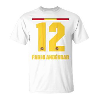 Spain Sauf Jersey Pablo Anderbar T-Shirt - Seseable