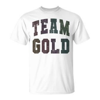 Sports Team Gold Field Day Go Spirit Summer Camp Game 2024 T-Shirt - Seseable