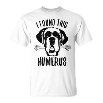 St Bernard Dog Humerus Saint Bernard T-Shirt - Monsterry DE