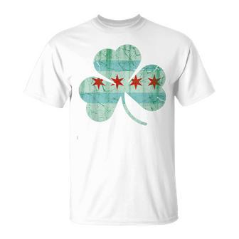 St Patrick's Day ed Special Chicago Flag Pats T-Shirt - Monsterry DE