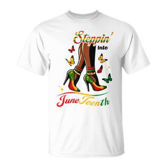 Stepping Into Junenth T-Shirt - Monsterry CA