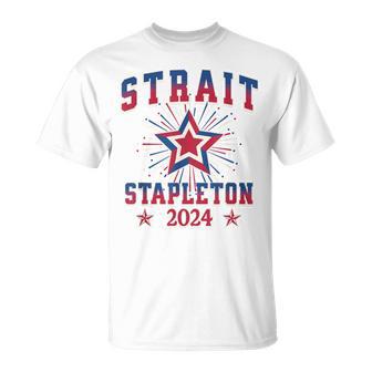 Strait Stapleton Patriotic Stars Usa America Concert T-Shirt - Monsterry AU