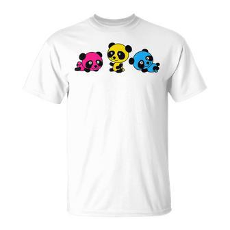 Subtle Pansexual Panda Pride Pan Flag I'm Pan-Duh Lgbtq T-Shirt - Monsterry CA