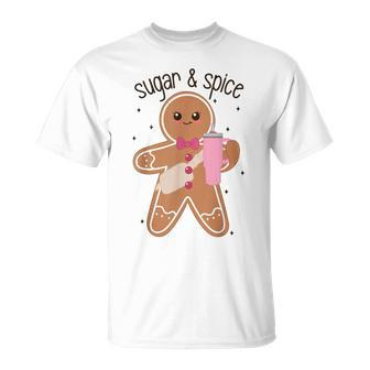 Sugar & Spice Gingerbread Stanley Tumbler Boojee Christmas T-Shirt - Seseable