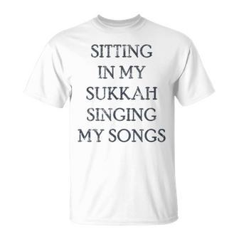 Sukkot Singing In The Sukkah Jewish Four Species T-Shirt - Monsterry CA