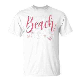 Summer Beach Scene Resting Beach Face T-Shirt - Monsterry UK