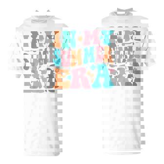 In My Summer Era Groovy Last Day Of School Teacher Summer T-Shirt | Mazezy