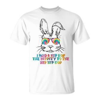 Sunglass Bunny Hip Hop Hippity Tie Dye Easter T-Shirt - Monsterry UK