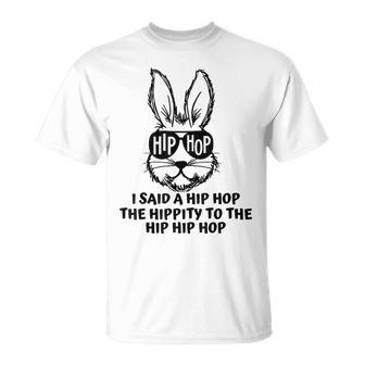 Sunglasses Bunny Hip Hop Hippity Easter & Boys T-Shirt | Mazezy