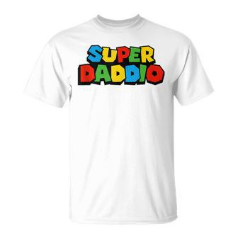 Super Daddio Video Game Father's Day T-Shirt - Monsterry DE