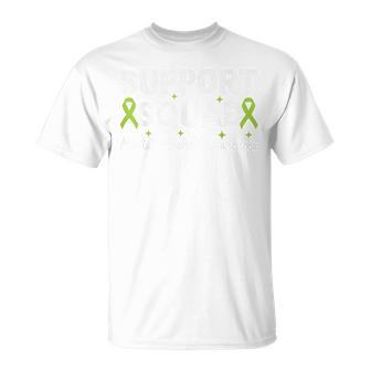 Support Squad Mental Health Awareness Green Ribbon Women T-Shirt - Monsterry CA