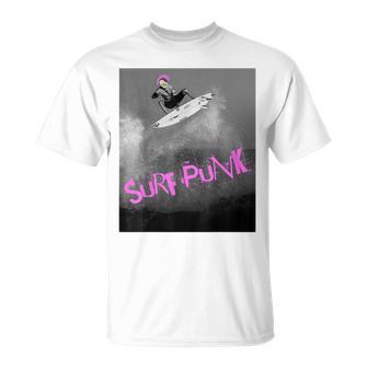 Surf Punk Violent Pink T-Shirt - Monsterry DE