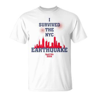 I Survived The Nyc Earthquake April 5Th 2024 T-Shirt | Mazezy DE