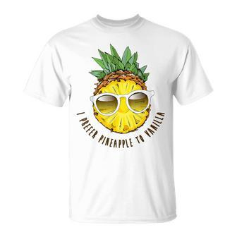Swingers Lifestyle Prefer Pineapple To Vanilla Summer T-Shirt - Monsterry