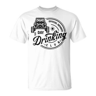 Sxs Utv Official Member Day Drinking Club T-Shirt - Seseable