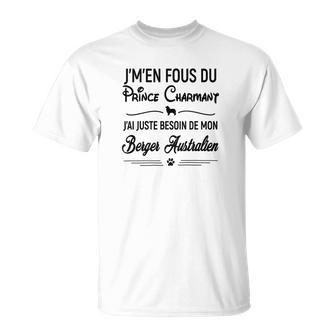 T-shirt Berger Australien Pour Amoureux des Chiens, Tee Shirt Animalier - Cadeauxyz