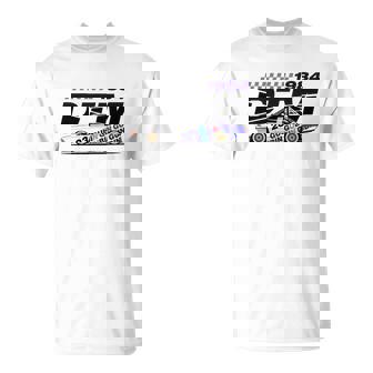 T-shirt Blanc DTM 1984, Hommage Course de Voitures de Tourisme - Cadeauxyz
