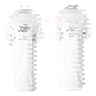 T-shirt Fais Pas Chier Pompier, Humour pour Sapeur-Pompier - Cadeauxyz