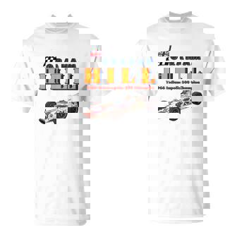 T-shirt Graham Hill 1966 Champion Indianapolis 500, Illustration Voiture de Course - Cadeauxyz