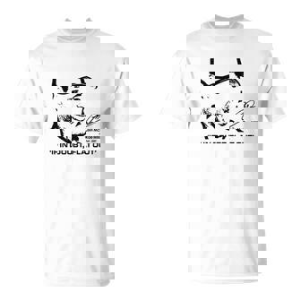 T-shirt IF IN DOUBT, FLAT OUT Citation Course Automobile, Tee Noir et Blanc - Cadeauxyz