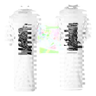 T-shirt Team Green Moto de Course, Soutien Fans Kawasaki - Cadeauxyz