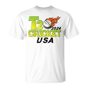 T20 Cricket 2024 Usa T-Shirt - Seseable