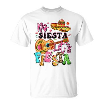 Taco Cinco 5 De Mayo No Siesta Let Fiesta Guitar Kid Toddler T-Shirt - Thegiftio UK