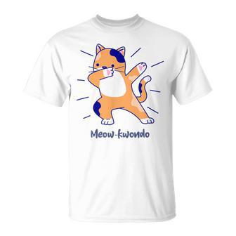 Taekwondo For Calico Cats Martial Arts T-Shirt - Monsterry CA