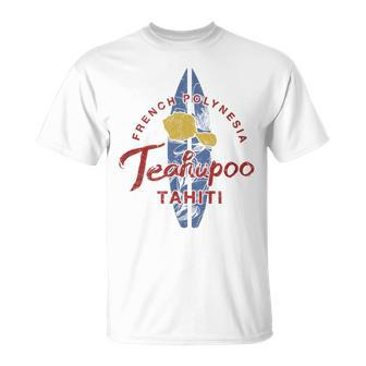 Tahiti Teahupoo Surfing French Polynesian Vintage T-Shirt - Monsterry UK