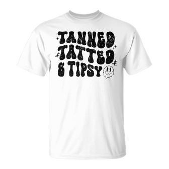 Tanned Tatted And Tipsy Trendy Beach Summer Vacation T-Shirt - Monsterry CA