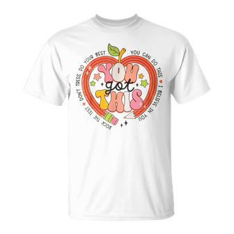 Teacher You Got This Rock The Test Last Day Of School T-Shirt - Monsterry