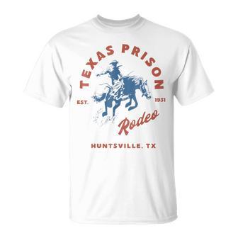 Texas Prison Rodeo Cowboy Western T-Shirt - Monsterry UK