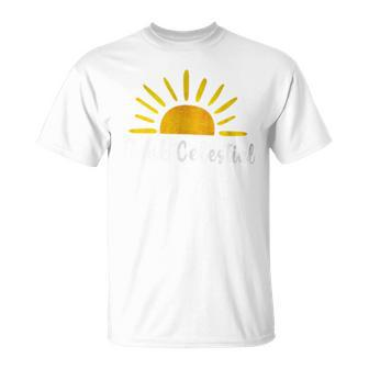 Think Celestial Retro Sunshine Quoes T-Shirt - Seseable