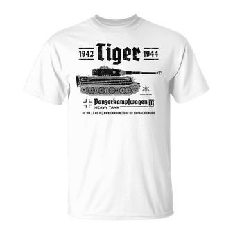 Tiger Panzer Pzkpfwi World War 2Intage T-Shirt - Geschenkecke