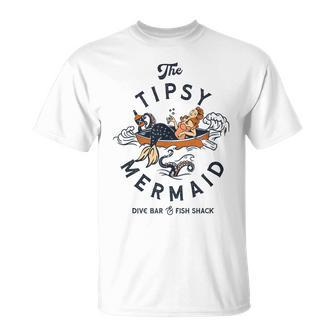 Tipsy Mermaid Dive Bar T-Shirt - Seseable