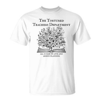 The Tortured Teachers Department Retro Teaching Album T-Shirt | Mazezy DE