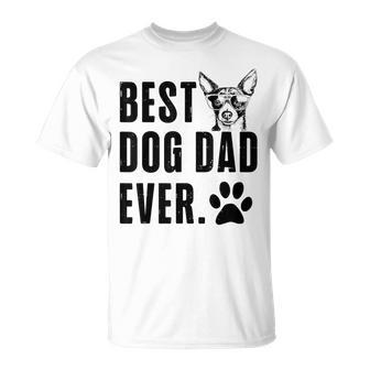 Toy Fox Terrier Daddy Dad Best Dog Dad Ever Men T-Shirt - Monsterry AU