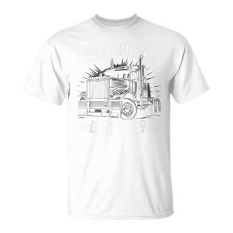Truck Driver Best Trucking Dad Ever Trucker Truckin' T-Shirt - Monsterry UK