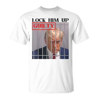 Trump Hot Lock Him Up Guilty Jail Prison Anti-Trump T-Shirt - Monsterry
