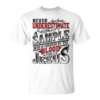 Never Underestimate Sample Family Name T-Shirt - Seseable