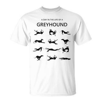 Une Journée Dans Laie D'un Lévrier T-Shirt - Cadeauxyz