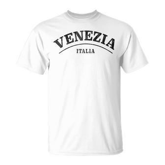 Venezia Italia Venice Italy Gray T-Shirt - Seseable