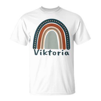 Viktoria Iktoria Name Geburtstag Geschenk Personali T-Shirt - Seseable