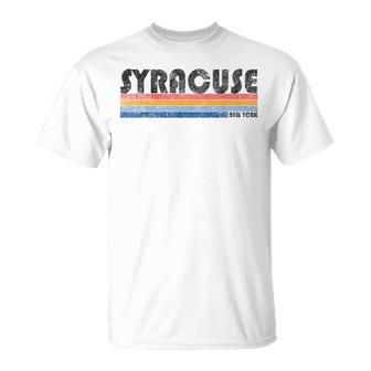 Vintage 1980S Style Syracuse New York T-Shirt - Monsterry DE