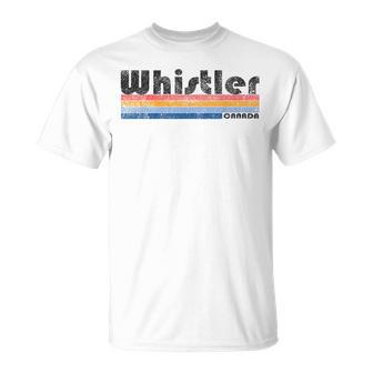 Vintage 1980S Style Whistler Canada T-Shirt - Monsterry AU