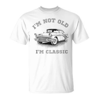 Vintage Car Graphic Perfect For Dad T-Shirt - Monsterry