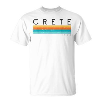 Vintage Crete Greece Retro T-Shirt - Monsterry