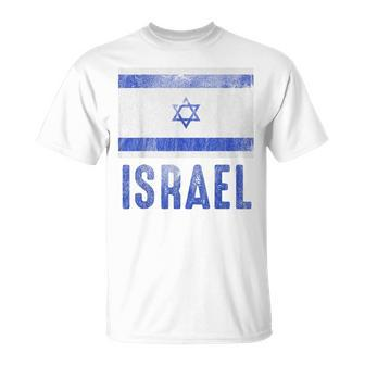 Vintage Israeli Flag Made In Israel T-Shirt - Seseable