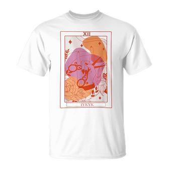 Vintage Lesbian Sapphic Tarot Card Cool Queer Ally Pride T-Shirt - Monsterry UK