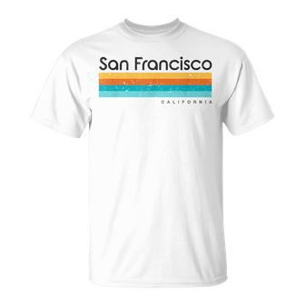 Vintage San Francisco California Ca Retro T-Shirt - Monsterry CA